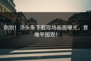 刚刚！汤头条下载现场画面曝光，意难平围观！