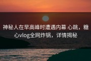 神秘人在早高峰时遭遇内幕 心跳，糖心vlog全网炸锅，详情揭秘